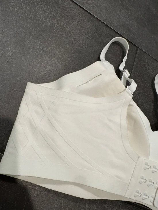 Honeylove Seamless White Wireless Softform Bra w/ Removable Padding L - Picture 10 of 13